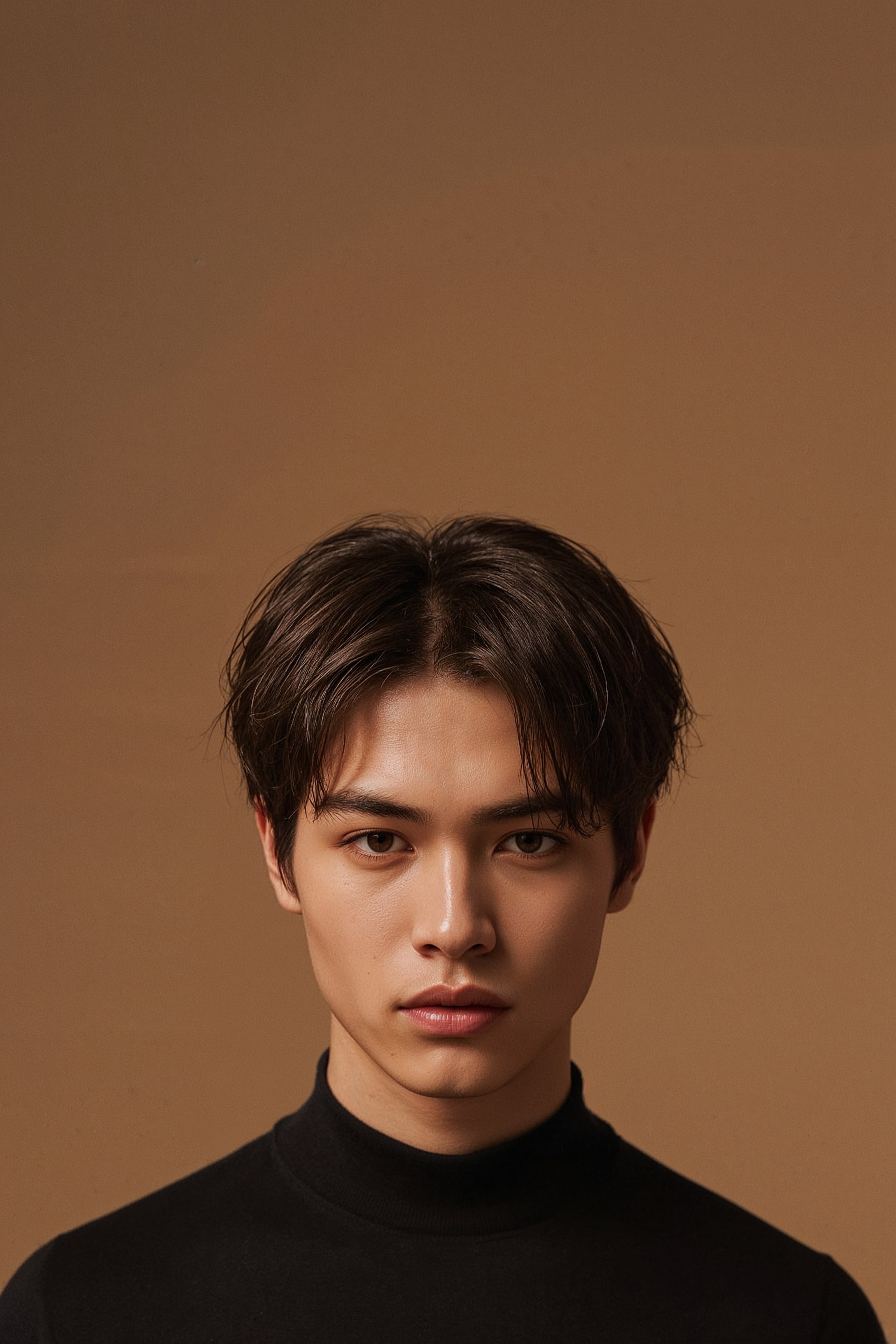 Korean Taper Fade Haircut: Effortless Textured Crop for Asian Men