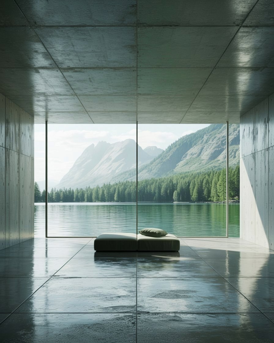Glass Walls & Concrete: Minimalist Architecture for Natural Light