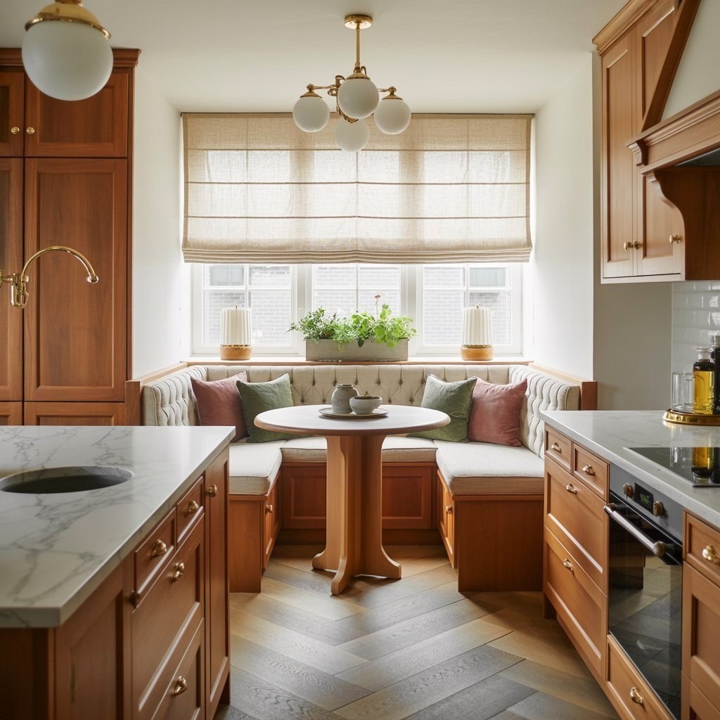 Banquette Seating Ideas: Cozy Booth Designs for Small Kitchen Nooks