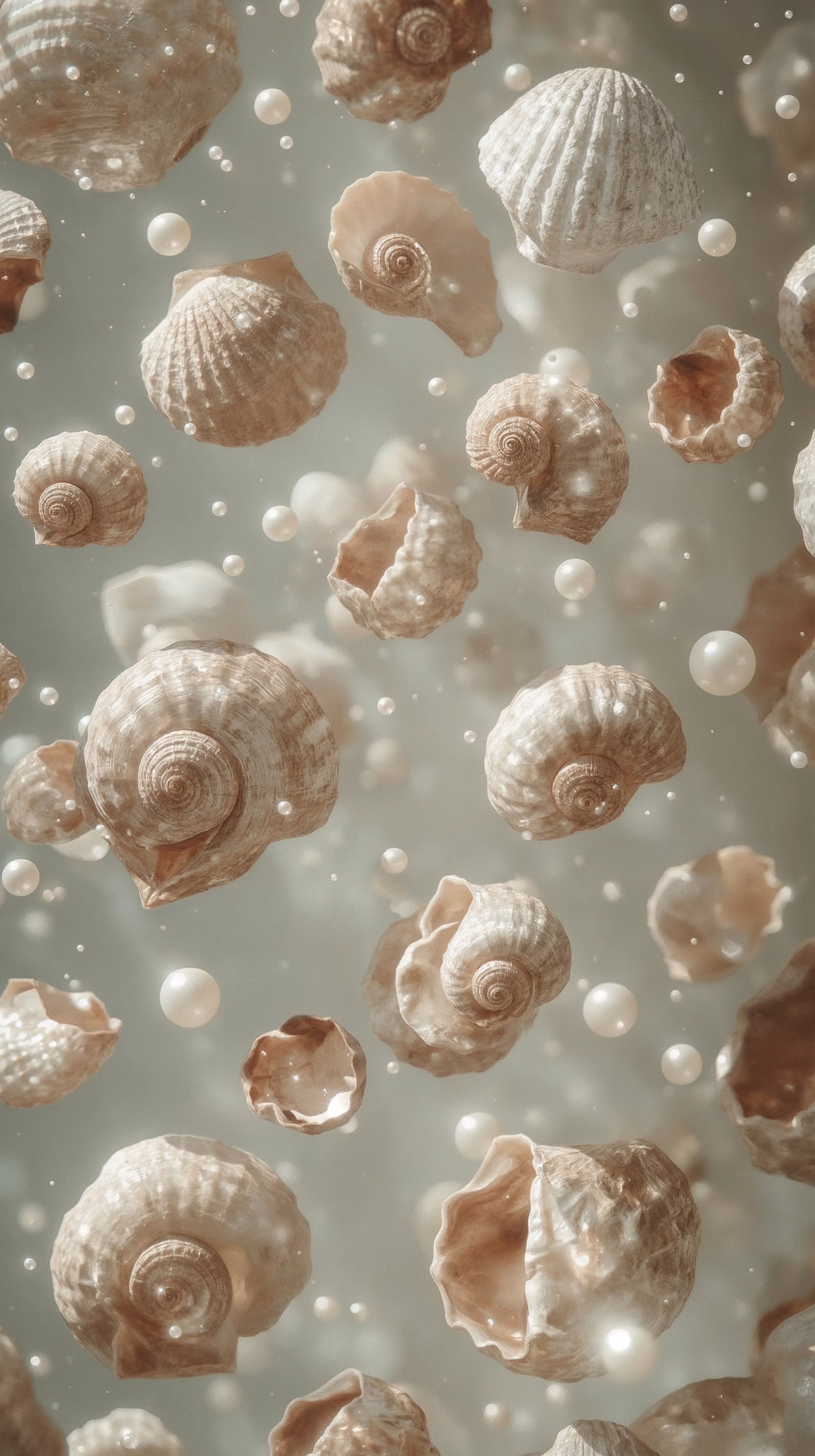 Dreamy Seashell Wallpaper Aesthetic: Ocean & Pearl Vibes