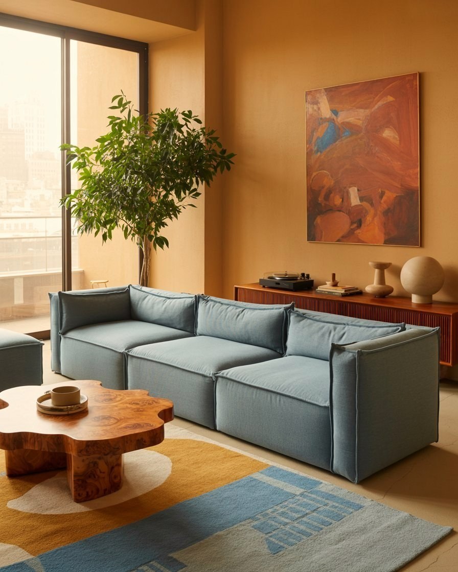 Soft Contemporary Interior: Your Dream Living Room for 2024