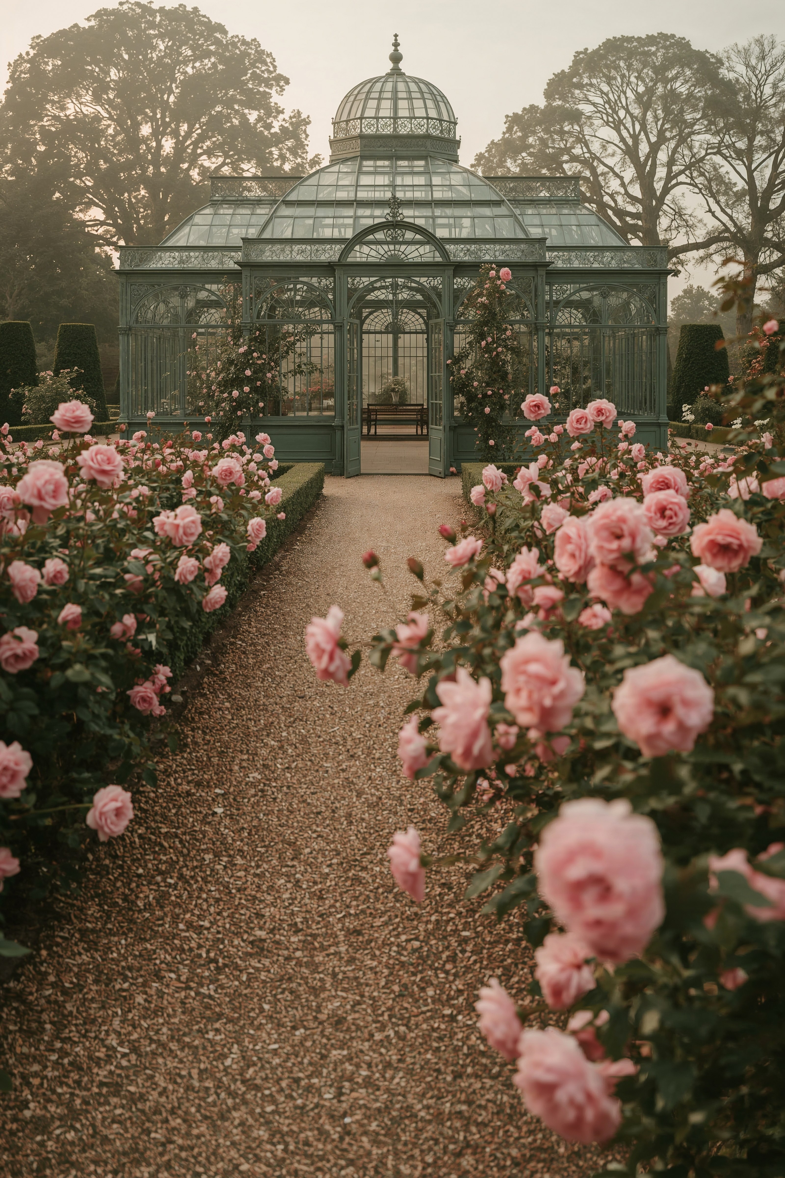 Romantic Victorian Glasshouse: A Dream Castle Garden Escape