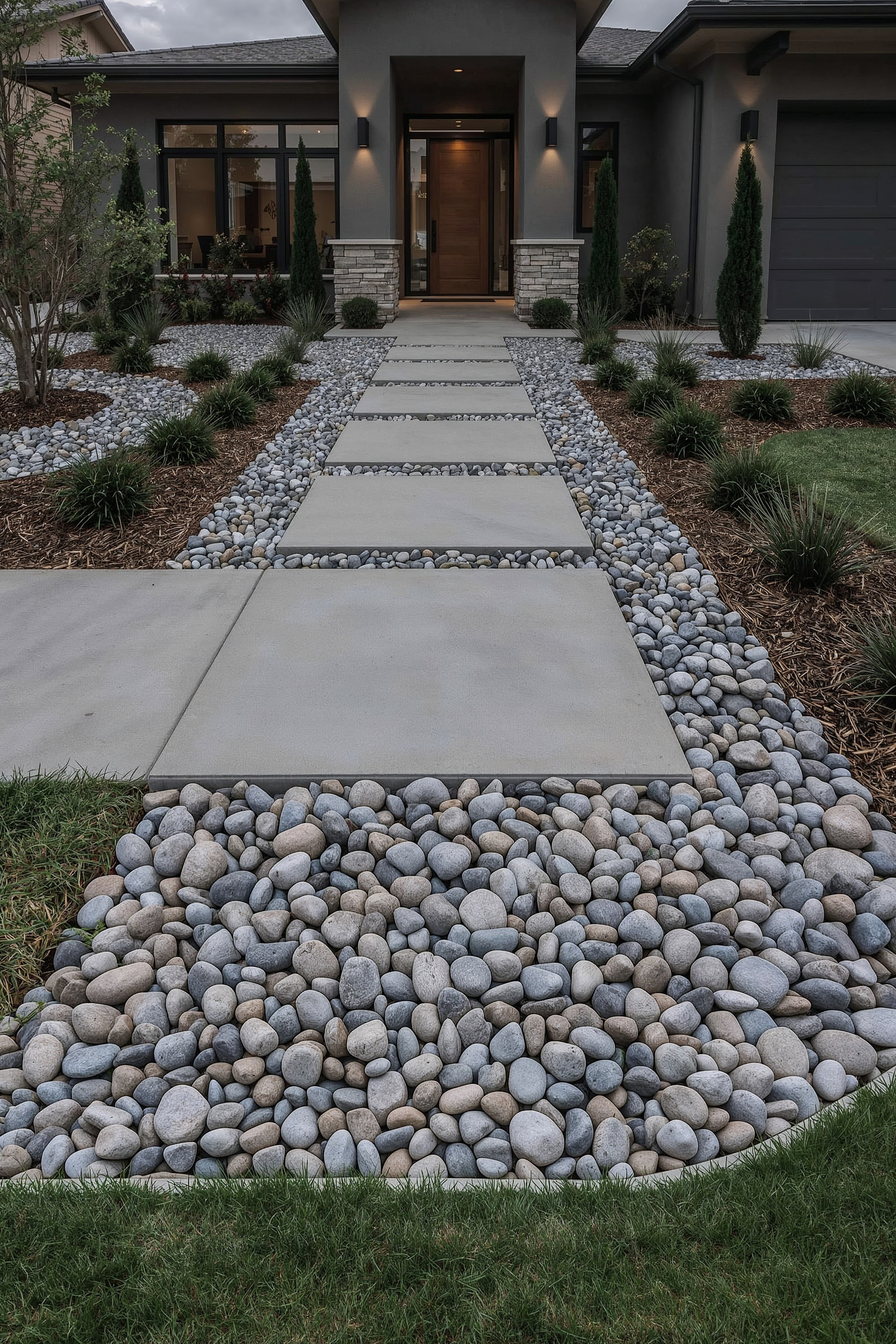 Modern Front Yard Landscaping: Sleek & Stylish Curb Appeal