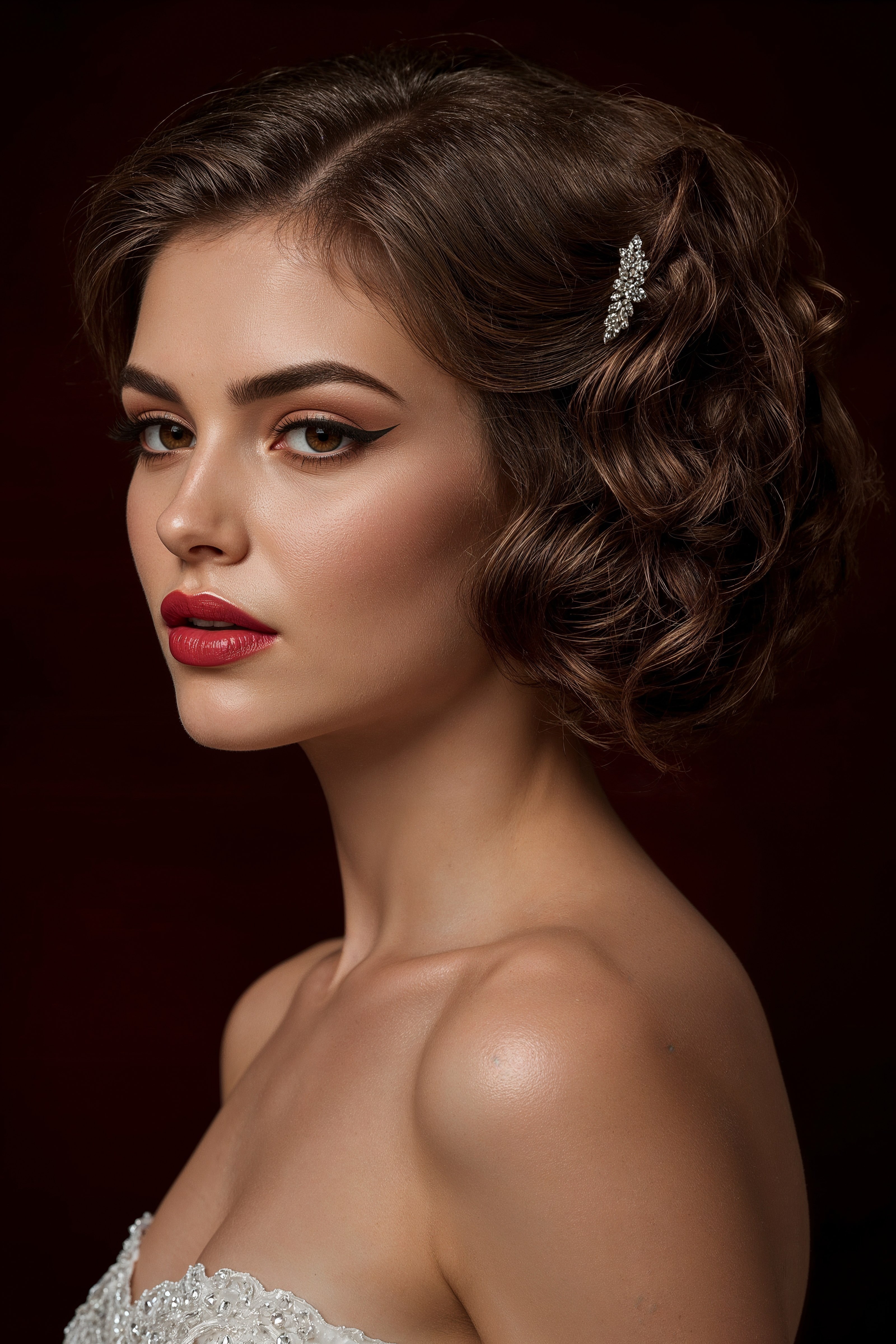 Vintage Glam Bridal Hair & Makeup: Timeless Elegance for Your Big Day