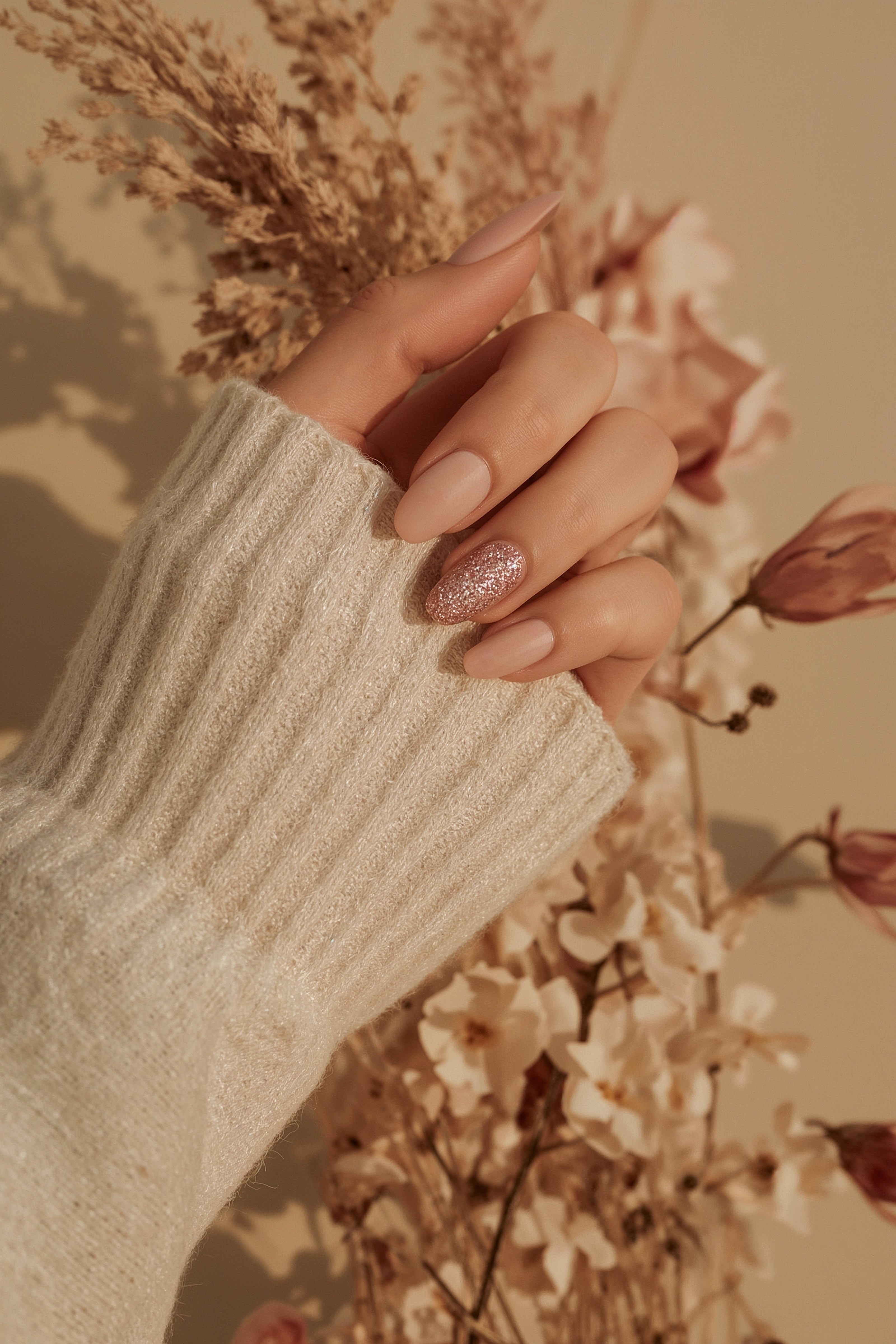 Peachy Keen: Trendy Short Almond Nails for Spring & Summer Bliss