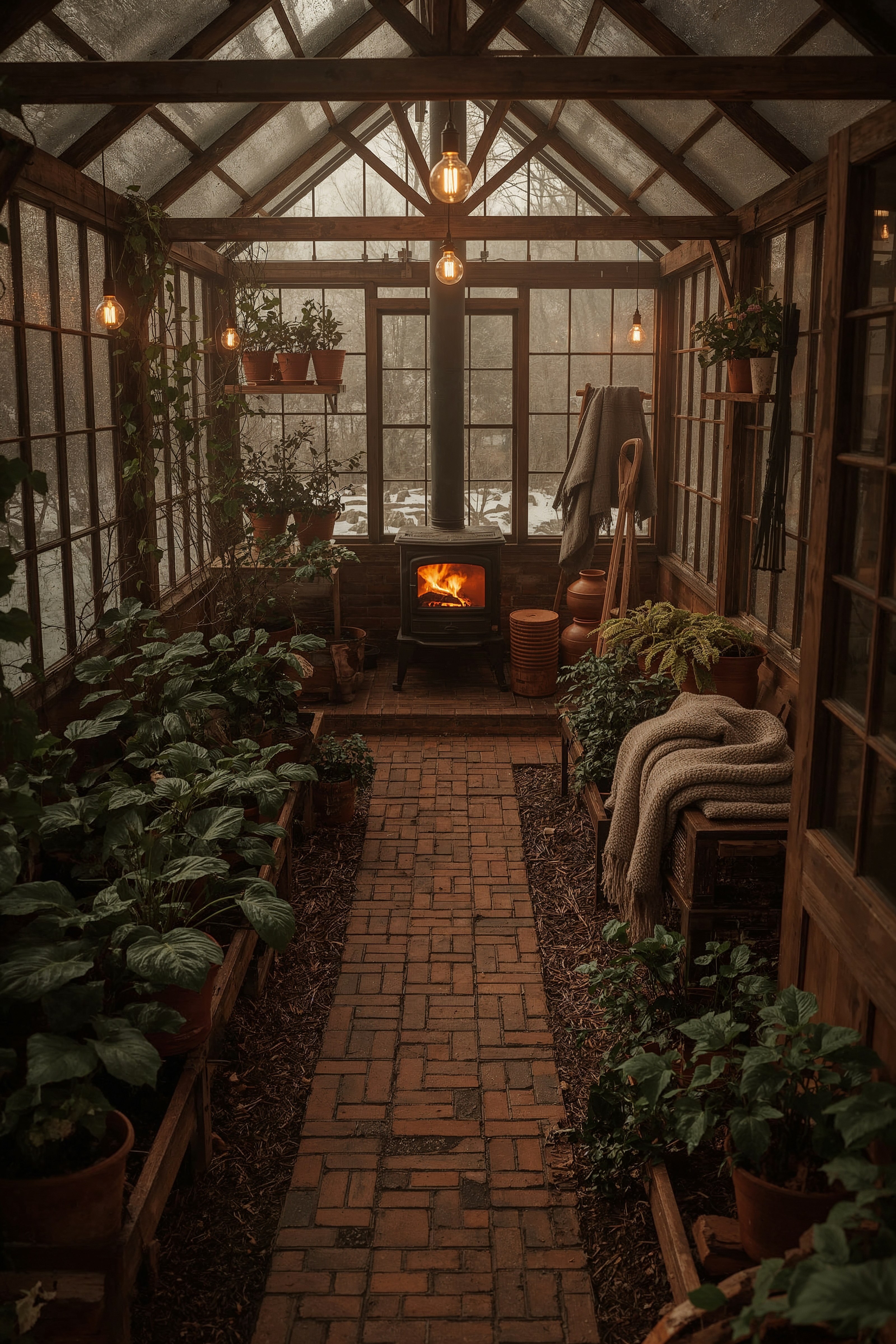 Year-Round Bliss: Cozy 4 Season Greenhouse Ideas for Home Gardeners