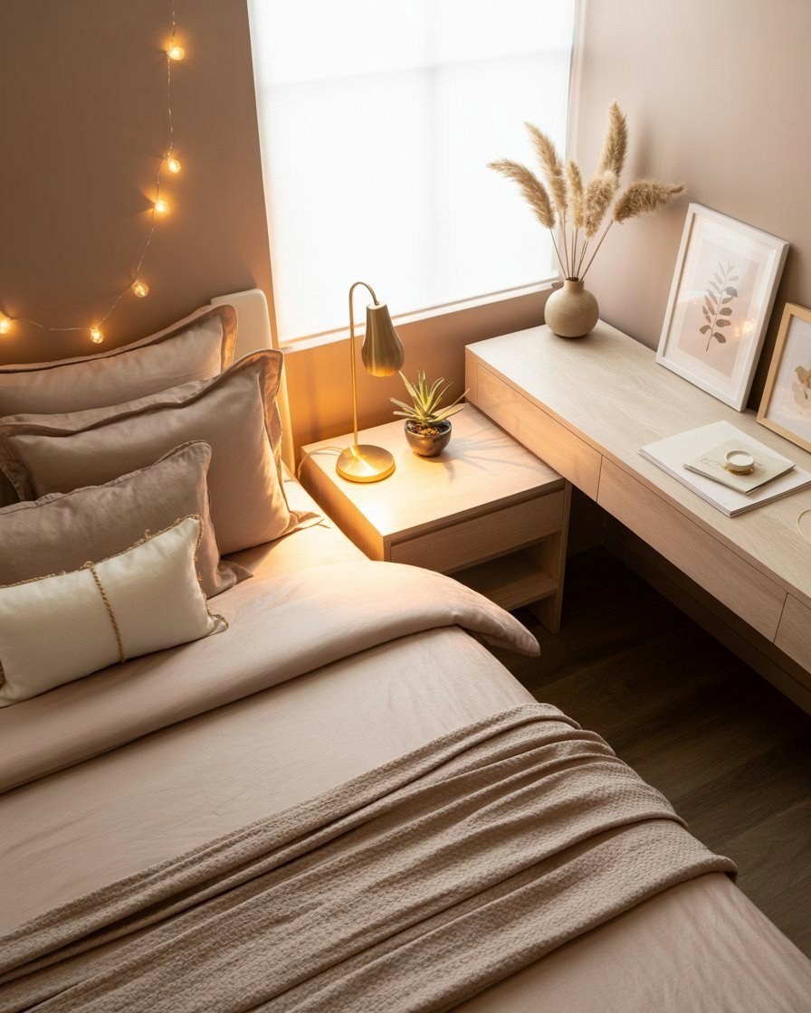 Cozy Aesthetic Bedroom Makeover for Small Rooms