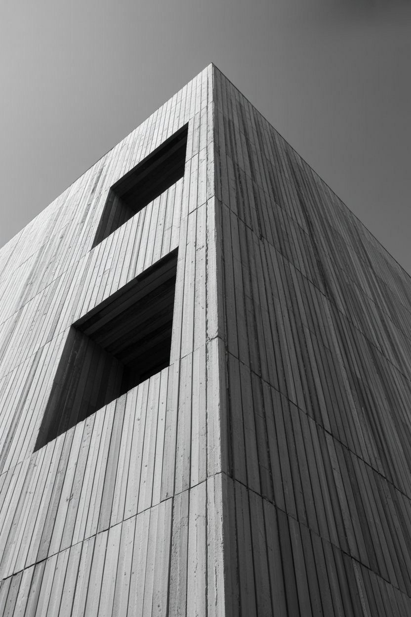 Iconic Dark Brutalist Architecture: Bold Concrete Facades