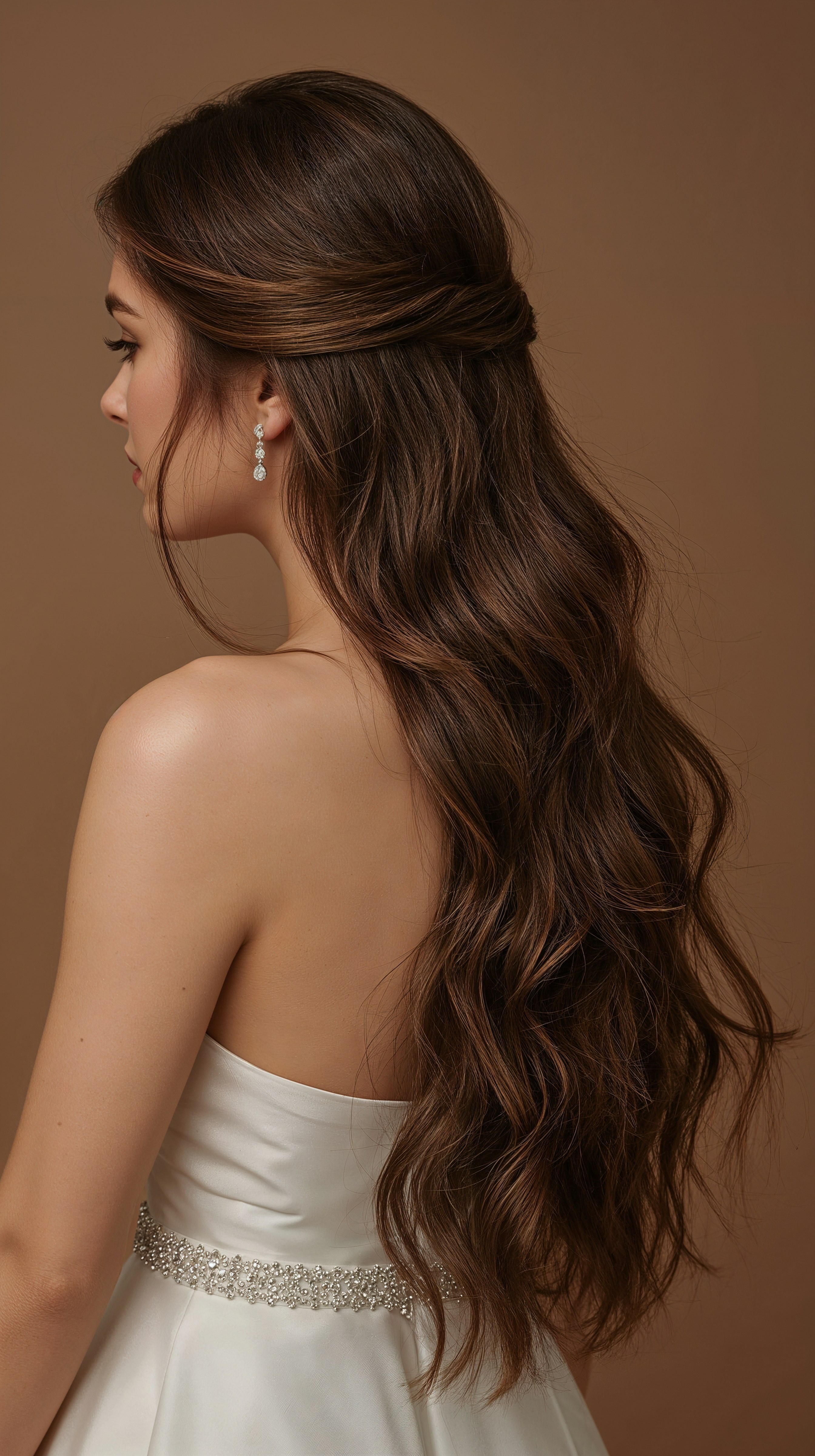 Timeless Hollywood Waves: Elegant Bridal Hair for Your Wedding Day