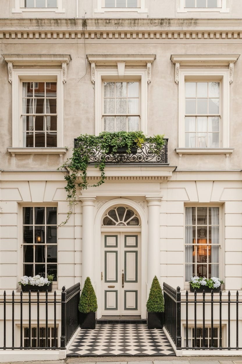 Neoclassical Elegance: Timeless European Townhouse Design