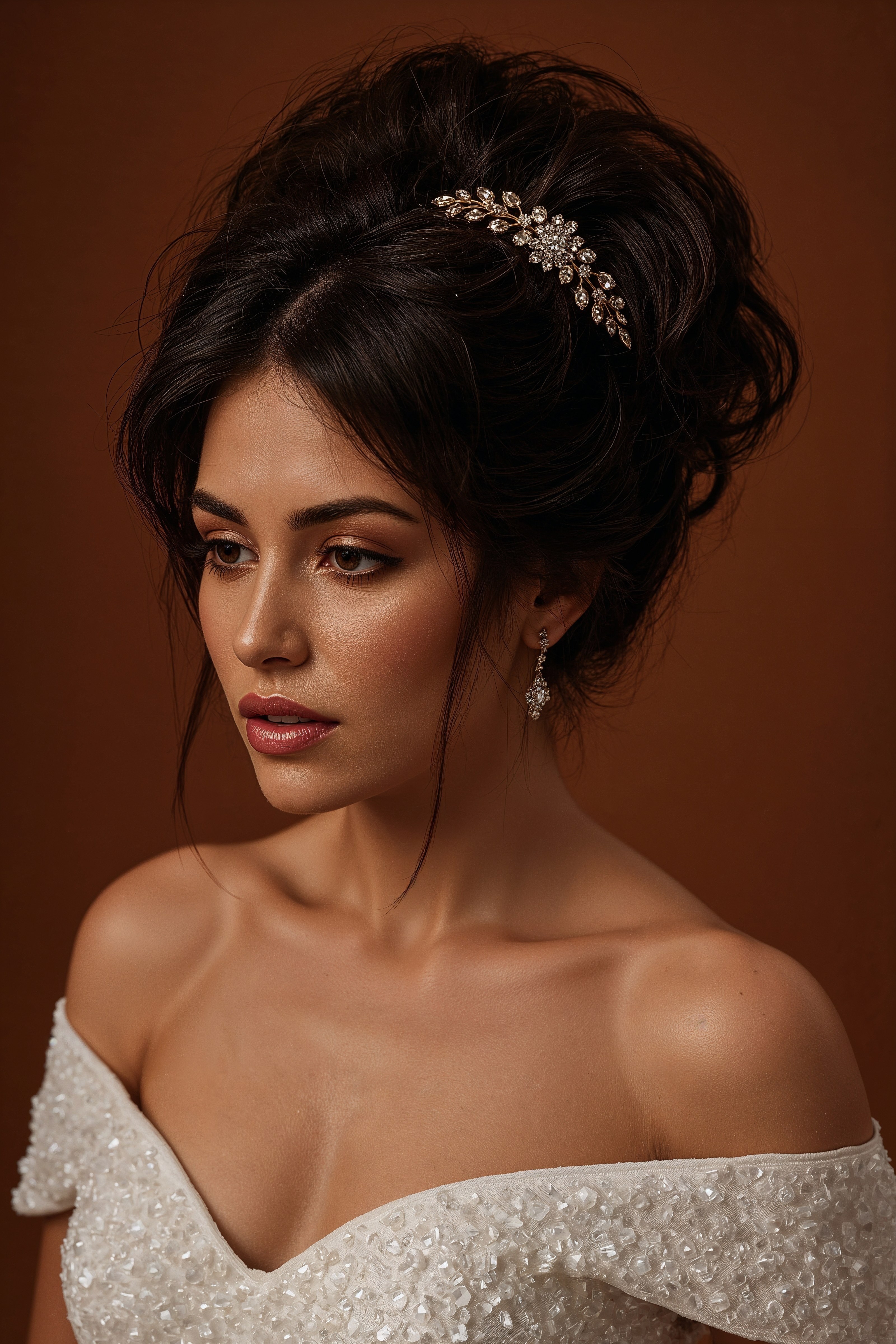 Glamorous Bridal Hairstyles for Round Faces: Flattering Styles