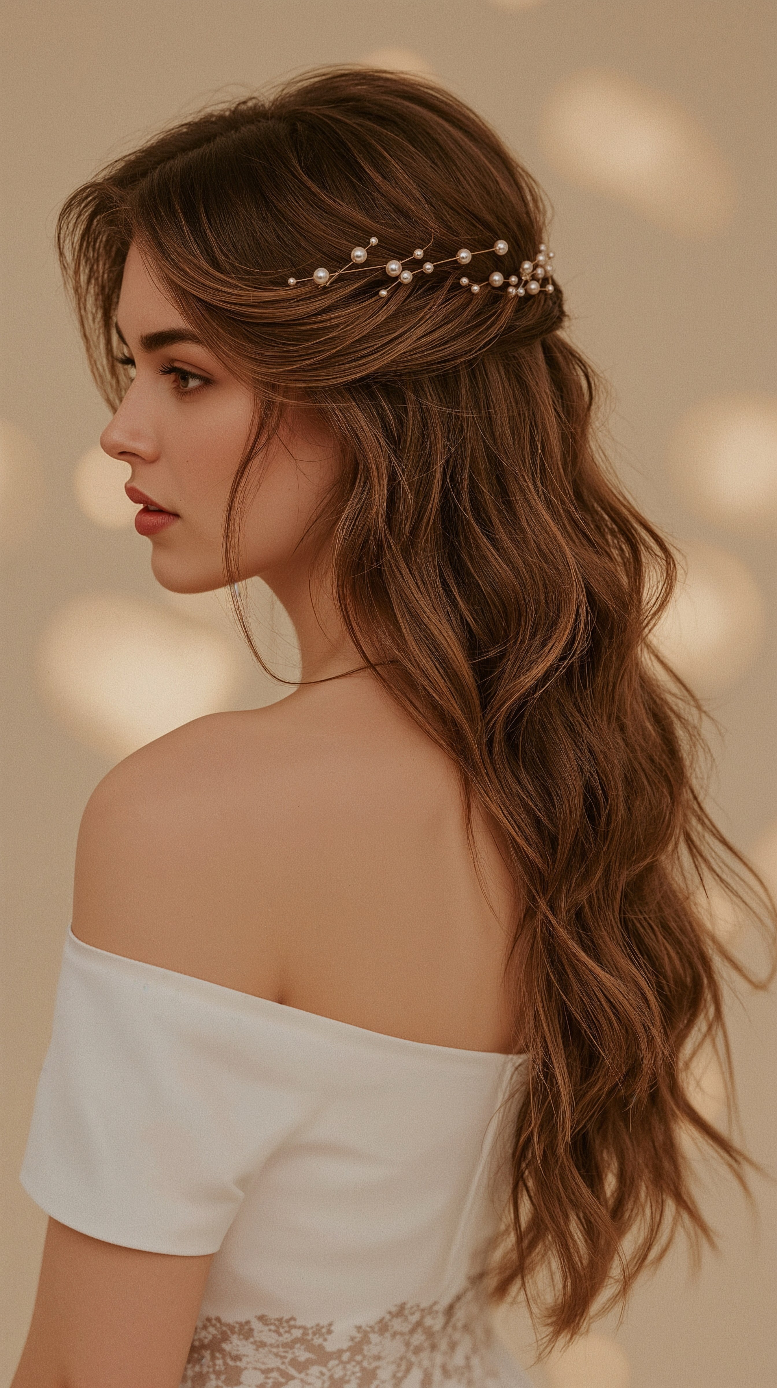 Effortless Soft Glam Bridal Hairstyles for Long Hair