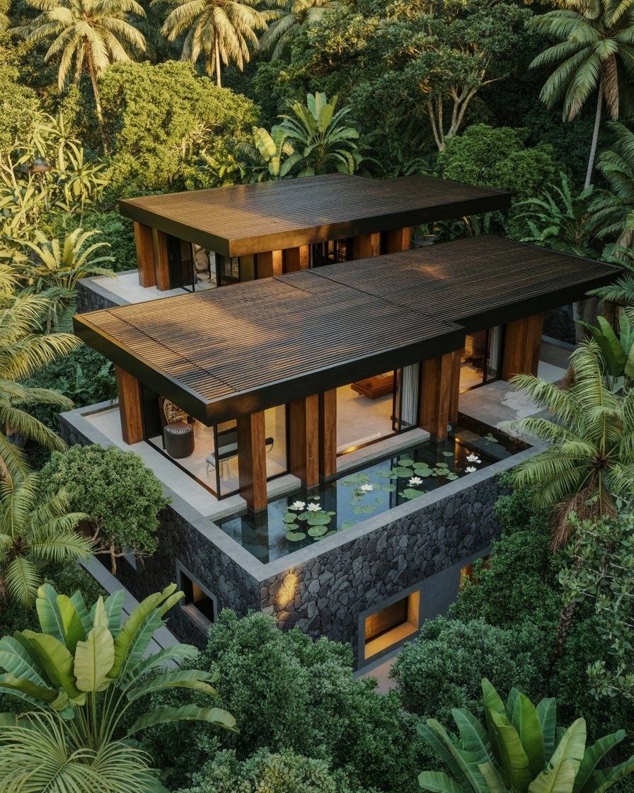 Tropical Villa Design: Modern Architecture Meets Lush Nature