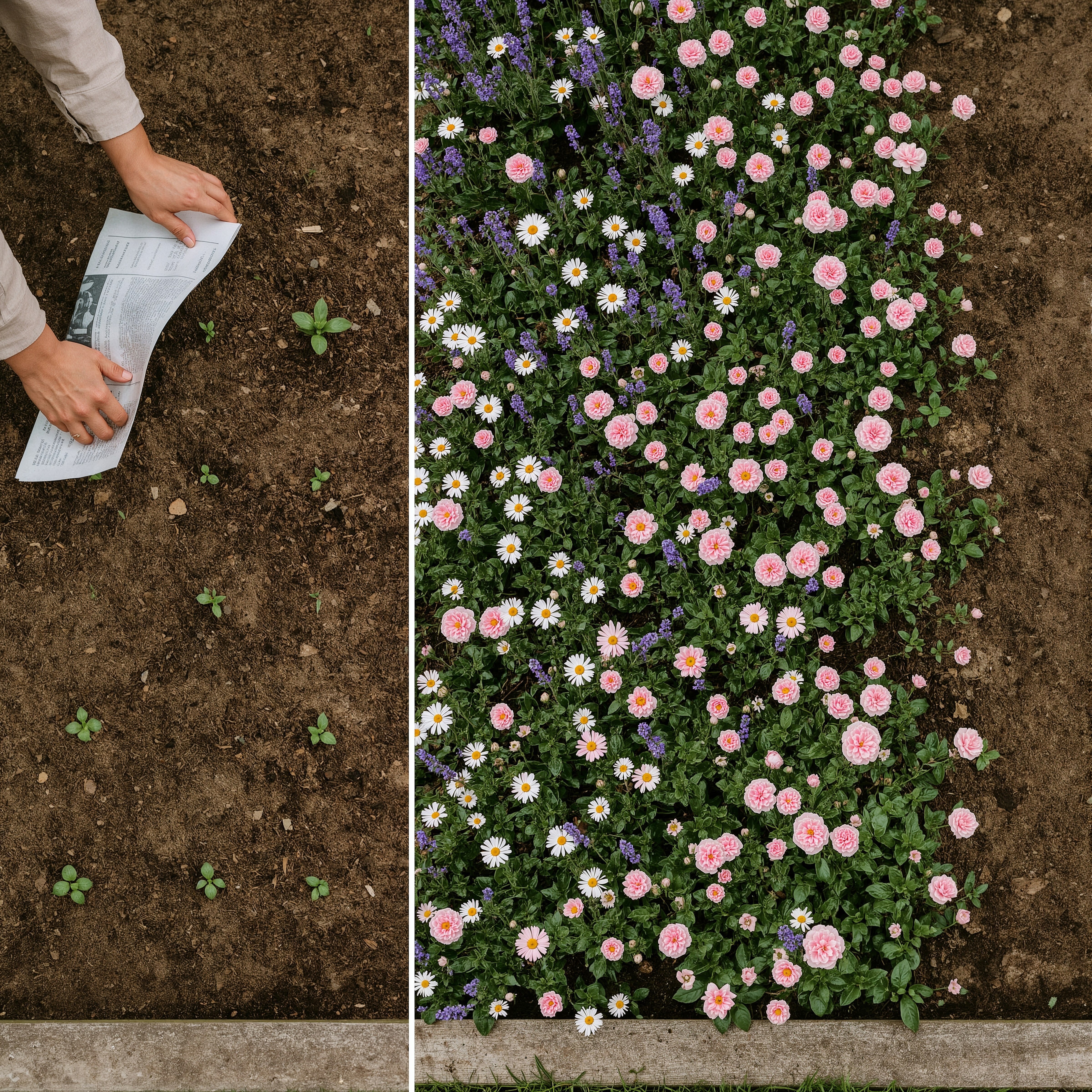 Effortless Cottage Garden: The Newspaper Mulch Secret