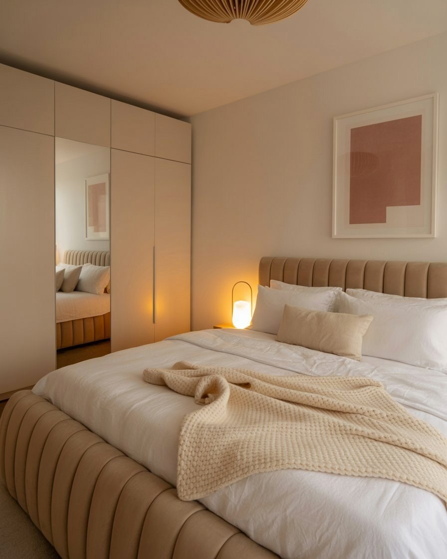 Modern Aesthetic Bedroom Makeover: Luxurious Bed Design