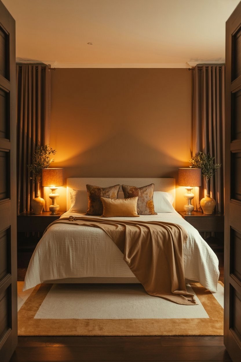 Earth Tone Retreat: Serene Cozy Master Bedroom Ideas