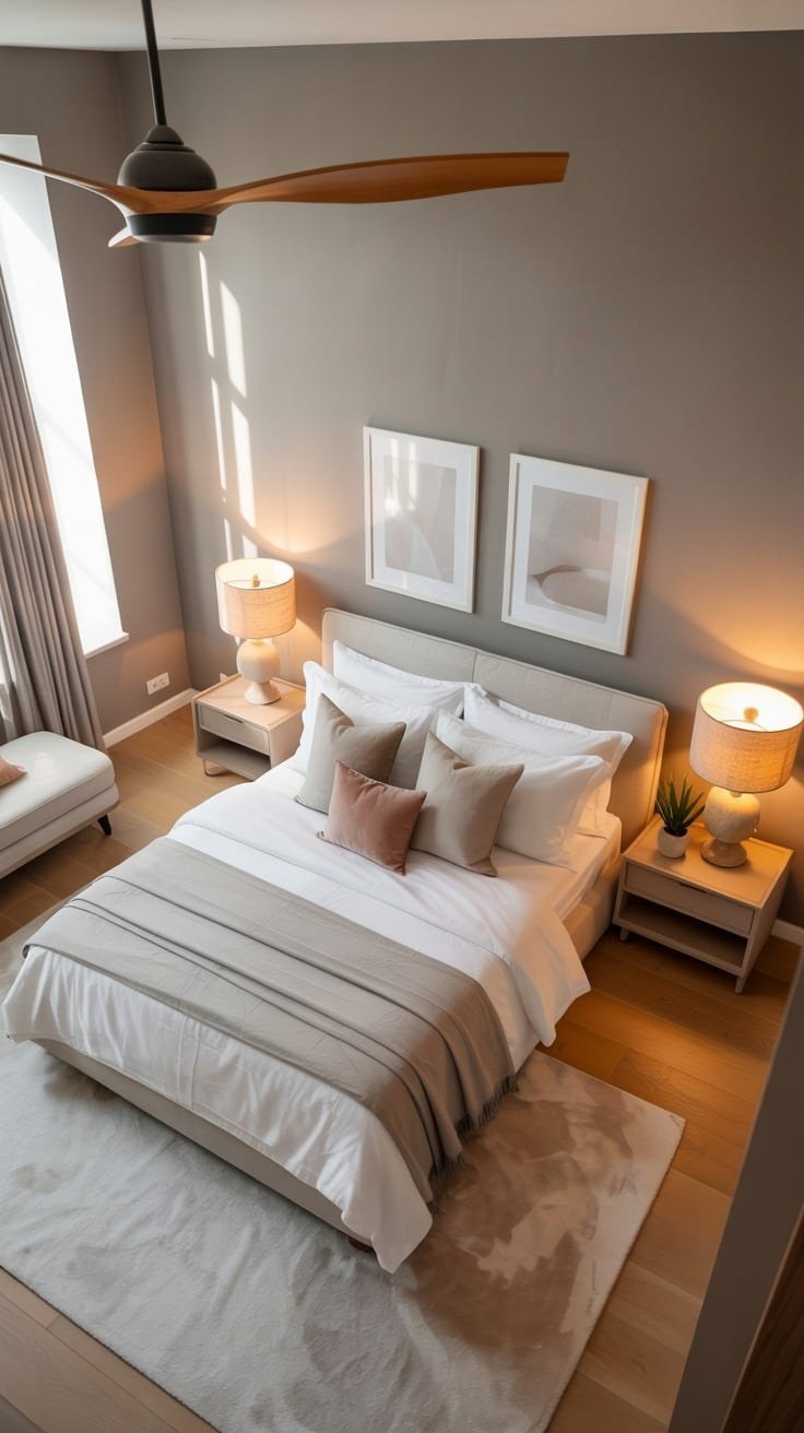 Grey Harmony: Captivating Cozy Bedroom Ideas for Couples