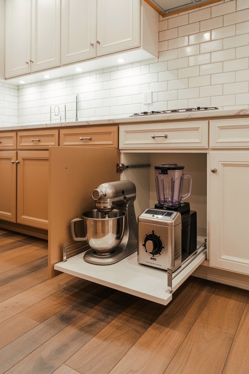 Modern Bungalow Kitchen: Smart Appliance Layout & Cabinet Design