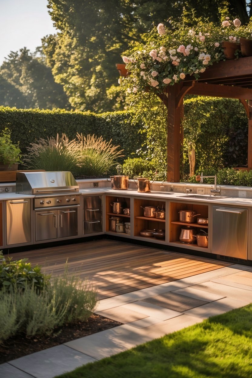 Dream House Outdoor Kitchen: Landscaping & Decor Ideas