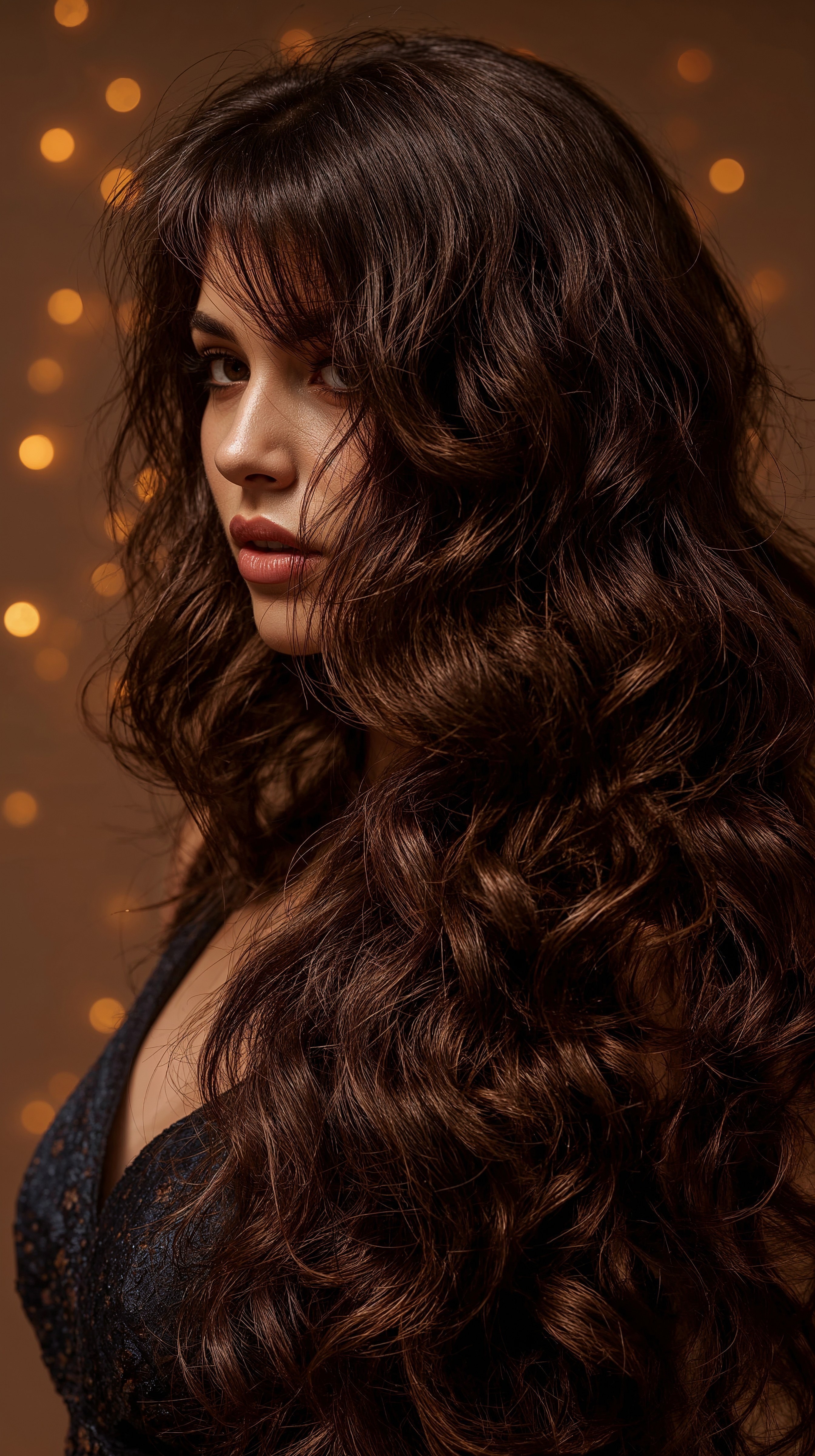 Glitz & Glam Prom Hairstyles: Voluminous Bollywood Curls