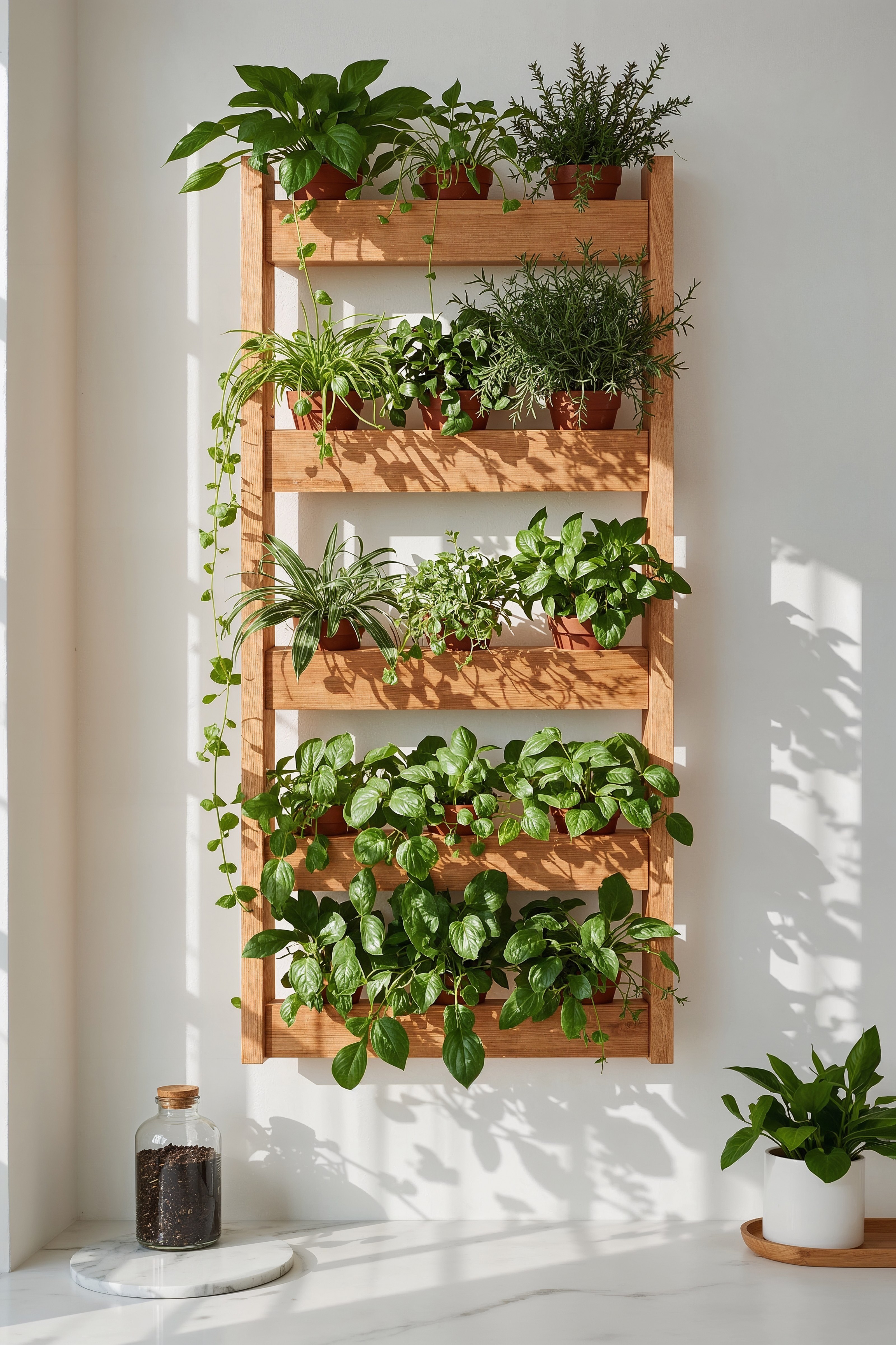 Vertical Herb Garden Ideas for Small Kitchens